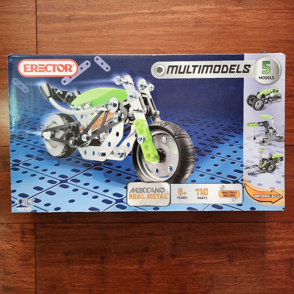 ERECTOR MECCANO Multimodel Car and Machine Building Set
